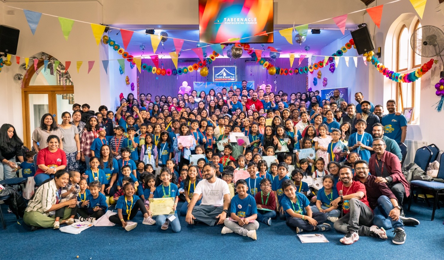Children in Sunday School at TPC Wales