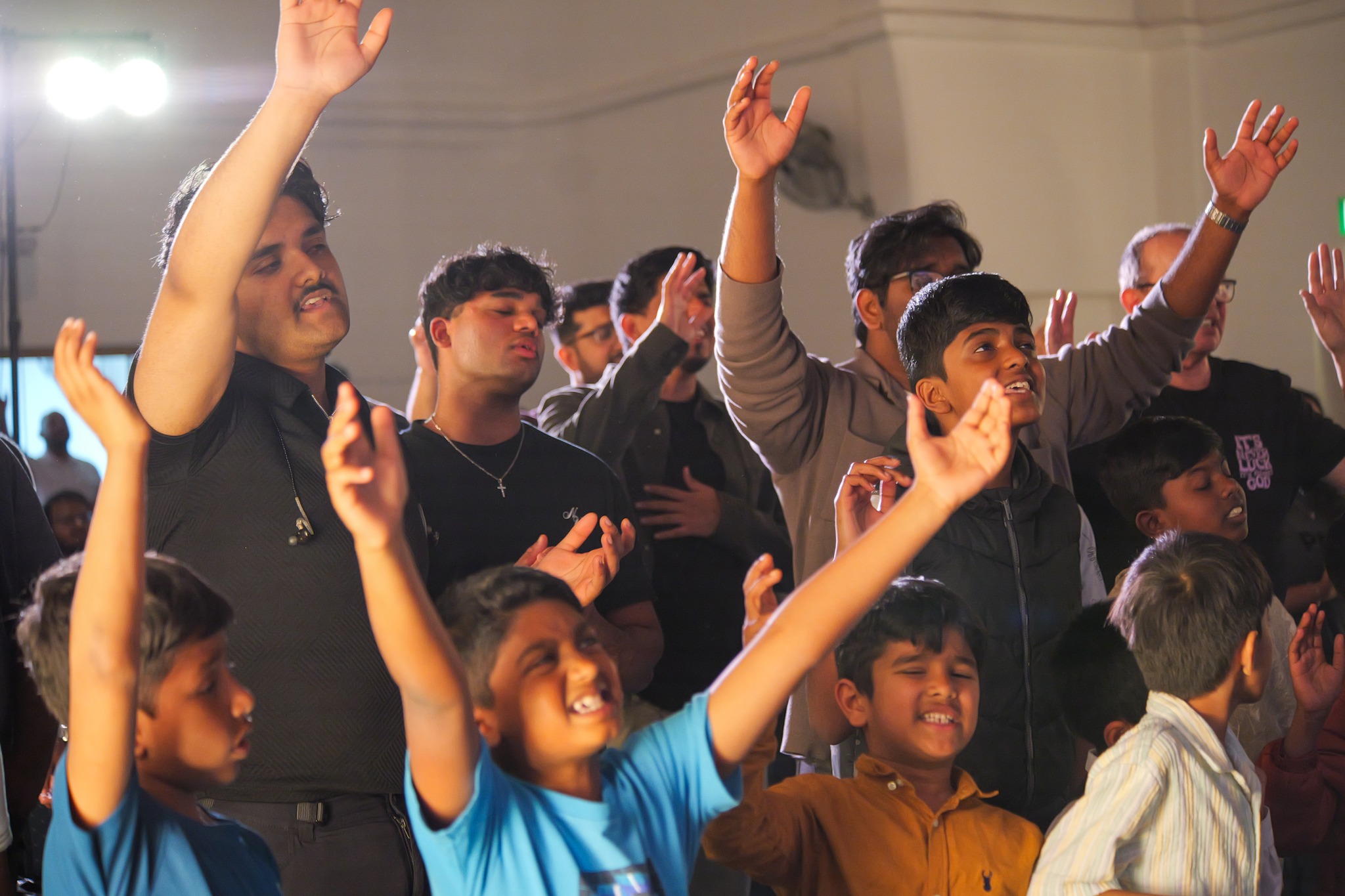 Youth worship at TPC Wales